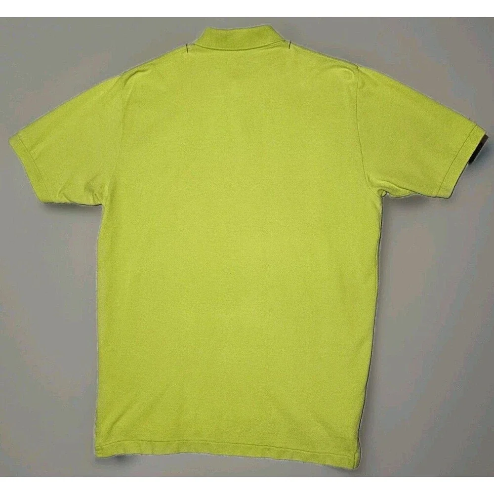 Polo Ralph Lauren Vtg Lime Green Preppy Golf Tennis Lg Vhtf